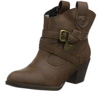 Rocket Dog Satire Brown Womens Pull On Cowboy Ankle Boots