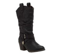 Rocket Dog Womens/Ladies Sidestep Mid-Calf Western Boot (8 UK) (Black)