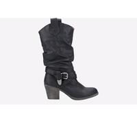 Womens Sidestep Cowboy Boots Black Lewis 7 UK