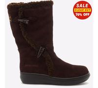 Rocket Dog Slope Choco Ladies Long Boots Suede