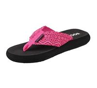 Rocket Dog Spotlight Lima Fabric Women's Pink Flip Flops - UK 5