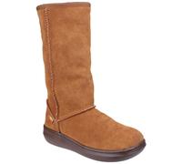 Rocket Dog Sugardaddy Chestnut Ladies Long Boots Suede