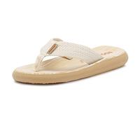 Rocket Dog Women's Sunset Flip Flops, Off-White Double Cream, 7 UK
