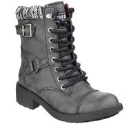 Rocket Dog Thunder Black Ladies Long Boots PU