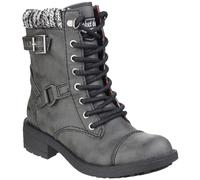 Rocket Dog Womens/Ladies Thunder Lace up Casual Faux Leather Boots - Black - Size UK 7