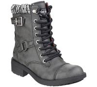 Rocket Dog Womens/Ladies Thunder Biker Boots (4 UK) (Black)