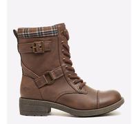 Rocket Dog Thunder Santee Womens Casual Leather Dress High Boots Brown