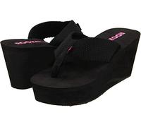 Rocket Dog Women's Diver Webbing Flip-Flop, Black, 5 UK