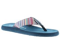 Rocket Dog Womens Adios Stark Flip Flops in Navy Textile - Size UK 3