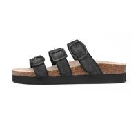 (3 (Adults')) Astor Glenn Glitter | Black | Women's Platform Slides