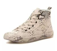 Rocket Dog Women's Ava Snake Hi Top Lace Up Trainer 3 UK Natural