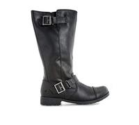 Rocket Dog Womens Berry Biker Boots, Black Lewis, 6 UK