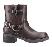 Rocket Dog Womens Boots Biker Nino Zip brown UK Size