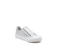 Rocket Dog Cheery Low Cut Trainers with Logo, Silver, Size 3 UK