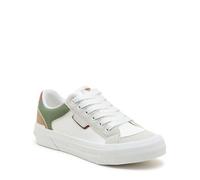 Rocket Dog Women's Cheery Sneaker, White Olive, 3.5 UK