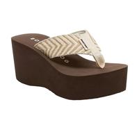 ROCKET DOG Women's Crush Flip-Flop, Natural, 7 UK