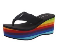 Rocket Dog Women's Crush, Rainbow Black, 9 UK