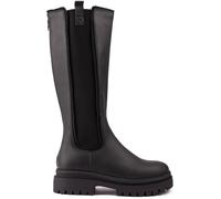 Rocket Dog Womens Drea Chunky Knee High Chelsea Boots Black 3