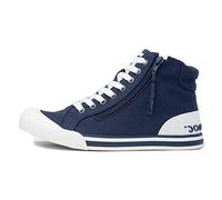 Rocket Dog Womens Jazzin Hi Sneaker, Navy, 4 UK