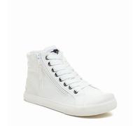 Rocket Dog Women's Jazzin High Top Sneaker, White, 5 UK