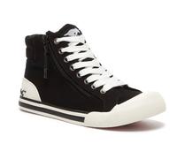 Rocket Dog Jazzin Hi Women's Black Canvas - Size 8 UK - Black