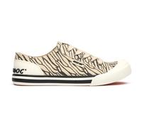 Rocket Dog Womens Jazzin Rainbow Plimsolls Trainers Black