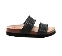 Rocket Dog Womens/Ladies Aruba Raffia Flip Flops (Black) - Size UK 3