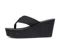 Rocket Dog Women's Diver Webbing Sandals - Slip-on Wedge - Black
