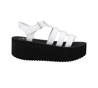 (8 UK, White/Black) Rocket Dog Womens/Ladies Helio Terrence Wedge Sandals