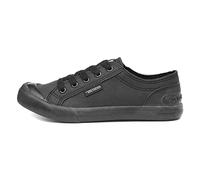 Rocket Dog Womens/Ladies Jazzin Canvas Fable Trainer (5 UK) (Black)