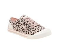 Rocket Dog Womens/Ladies Jazzin Leopard Print Canvas Flat Tr GT25973