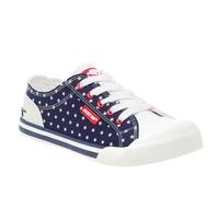 (6 UK, Red/White/Navy) Rocket Dog Womens/Ladies Jazzin Spangle Trainers