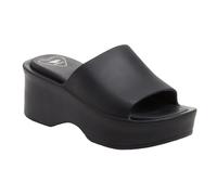 Rocket Dog Womens Sandals Heeled Wedge Petal Slip On black - Size UK 7