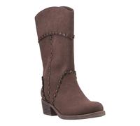 Rocket Dog Womens Rowdy Cowboy Boots - Dark Brown - 5 UK - Dark Brown