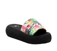 (6 UK, Black/Multicoloured) Rocket Dog Womens/Ladies Splash Bahama Flip Flops
