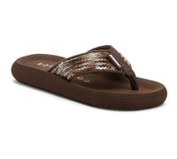 Rocket Dog Womens/Ladies Spotlight Olney Sequin Flip Flops (4 UK) (Brown)