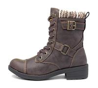 Rocket Dog Womens/Ladies Thunder Biker Boots (4 UK) (Brown Galaxy)
