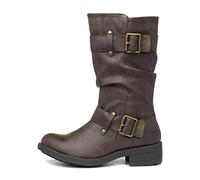 Rocket Dog Womens/Ladies Trumble Faux Leather Biker Boots (5 UK) (Brown)