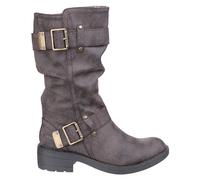Rocket Dog Womens/Ladies Trumble Faux Leather Biker Boots (Brown) - Size UK 3