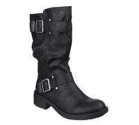 Rocket Dog Womens/Ladies Trumble Faux Leather Biker Boots FS5658
