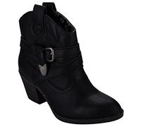 Rocket Dog Women's Satire Black Slick PU Ankle Western Boot 7 UK (40 EU)