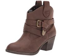 Rocket Dog Women's Satire Western Boot, Dark Brown, 6 UK