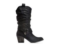 Rocket Dog Womens/Ladies Sidestep Mid-Calf Western Boot (6 UK) (Black)