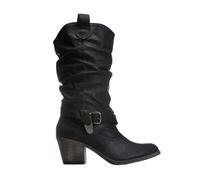 Rocket Dog Women's Sidestep Lewis Faux Leather Boots - Black - 8 UK - Black - 100% Mixed