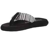 Rocket Dog Women's Spotlight Comfort Foam Sandal, Aloe Black/White, 6 UK