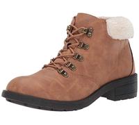 Rocket Dog Women's Train Lane PU/Shepherd Fabric Fashion Boot, Tan, 5.5 UK