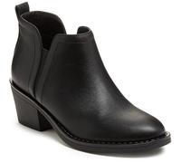 Rocket Dog York Black PU Female Ladies Ankle Boots