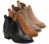 Rocket Dog York Womens Pull On Smart Dealer Chelsea Ankle Boots - Cognac - UK 8 / EU 41