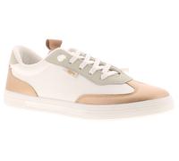 Rocket Dog Zap Pu Women's White & Gold Trainers, Size: 7