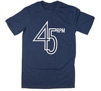 Rocket Fuel '45 RPM' Mens Funny Printed T-Shirt